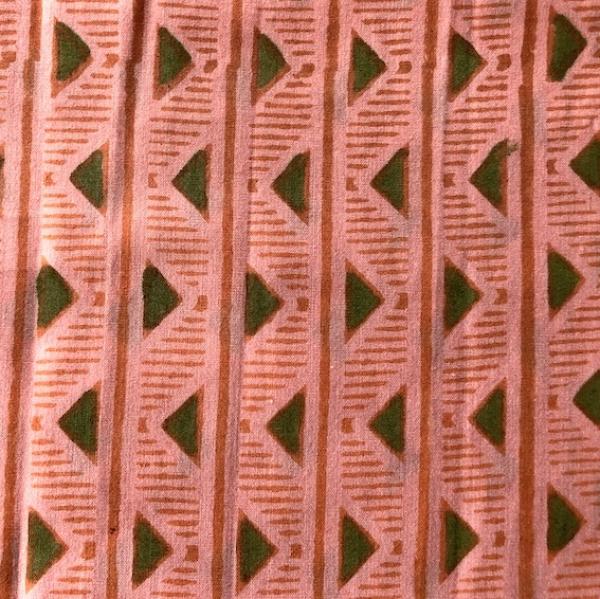 Hand Block Print aus Indien - TRIANGLE